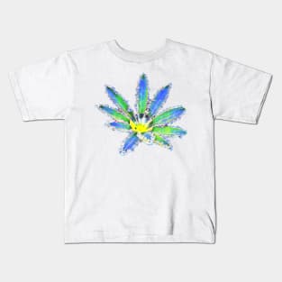 Morning Dew Leaf - Earth Kids T-Shirt